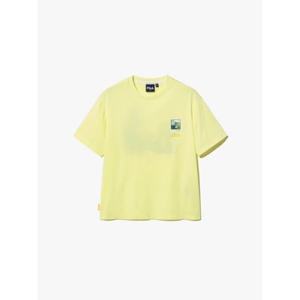 휠라키즈(FILA KIDS) (FK2RSH2404XLLE) Travel club 캠핑 반팔티셔츠