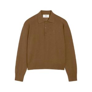 AMI Paris 니트 폴로 셔츠 H25HPL406KN0066