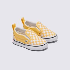 [VANS] 반스 토들러 컬러 띠어리 체커보드 Slip-On 슬립온 벨크로(옐로우) VN000D0TP1T1 CH