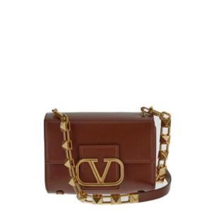 Valentino Garavani 스터드 사인 폴드오버 탑 숄더백 1W2B0J96LNF 7P9 TP942855046