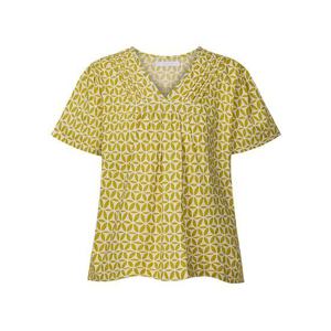 [인베스트]에스닉 나염 V넥 블라우스_IN5M1BL5471