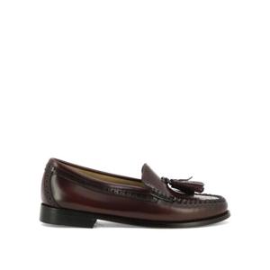 바스 여성 버건디 WEEJUN Estelle Brogue 로퍼 BA41019A0NN