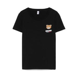 25 SS 모스키노 러버라이즈드 로고 티셔츠 V6A07884410 TP433458106