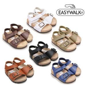 [이지워크]베이직 벨크로 코르크 샌들 EAEA80G2 4 COLORS 키즈샌