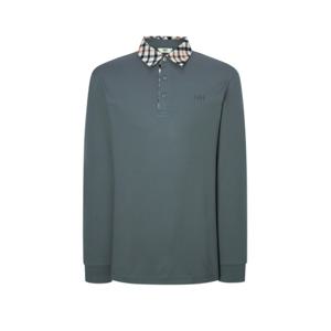 닥스 골프 남성 24FW 스테디셀러클래식 카라 체크 긴팔폴로티셔츠 (GREEN) WGTS4D750E2