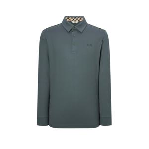 닥스 골프 남성 24FW 스테디셀러레터 로고 솔리드 긴발폴로티셔츠 (GREEN) WGTS4D101E2