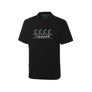 와이드앵글골프반팔티 KQJ WMM23271Z1 남성 SG 스웨거스 라운드 티셔츠 / Black