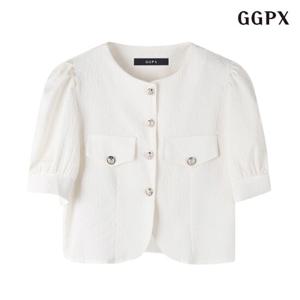 GGPX 페이크 포켓 블라우스 (GOABA012D)