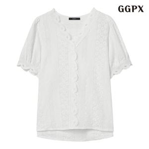 [GGPX]벌룬 레이스 블라우스 (GPBBA056D)