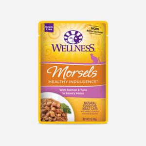 웰니스 그레인프리 헬시 인덜전스 머셀 연어&참치 파우치 85g