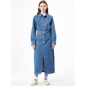 타미진 다운쿠폰10% 여성 셔츠 롱 데님 원피스 T32D0WOP11TWT2BS