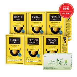 [남양유업]프렌치카페 커피믹스 600T(100TX6)+17차25T티백