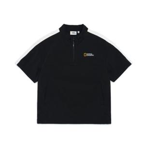 [내셔널지오그래픽 키즈] K222UFT270 우븐 반집업 풀집업 점퍼 CARBONBLACK