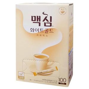 [동서식품] 맥심 화이트골드 커피믹스 100T x 4개