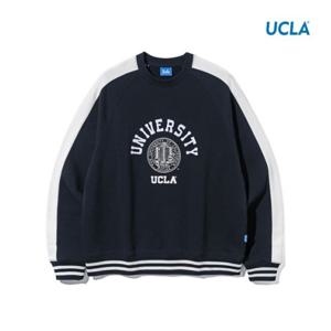 [UCLA]UCLA 스포티 배색 오버핏 맨투맨(UA9LT80)