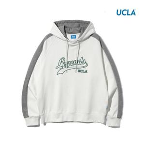 [UCLA]UCLA 스포티 배색 오버핏 후드 티셔츠(UA9LT81)