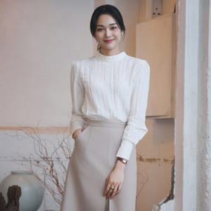 [24 F W] 잇미샤 반하이넥 블라우스 ITOBZBL830