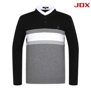 JDX 세이브존07 남성 셔츠 레이어드 니트 X2SPW1341BK
