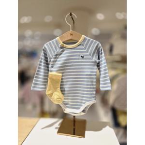 블루독베이비 10 25SS 봄신상(BL)머랭뱀부세트바디슈트 (4517004010)