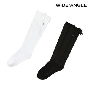 [와이드앵글] WWP25S08 CO 리본 포인트 니삭스