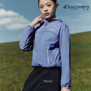 디스커버리키즈 DKWJ52053-LDS 여아 프레시벤트 에센셜 크롭 자켓 경량 바람막이