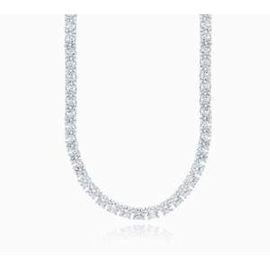 [로이드] 화이트 타임리스 5MM 베이직 테니스 목걸이 (42CM) LLNB23