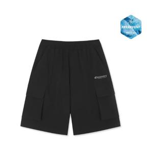 디스커버리 키즈 프레시벤트 경량 우븐 아노락 셋업 트레이닝 반바지 DKTB77053-BKS