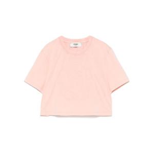 펜디 반팔 티셔츠 FS9715ASNIF1RX7 STRABERRY CREAM