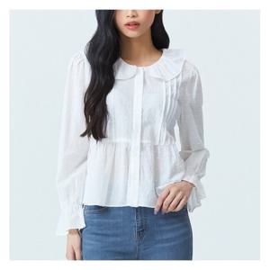 [미쏘]프릴카라 블라우스 (MIWBLC458G-T)