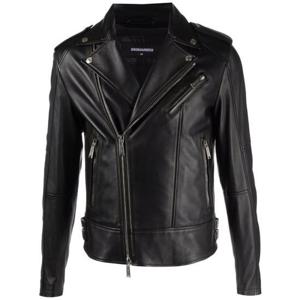 디스퀘어드2 바이커 자켓 SY1491 S74AM1329 900 BLACK