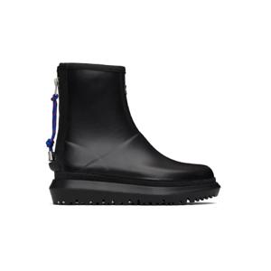 25 SS 사카이 남성 블랙 고무 부츠 252445M228000
