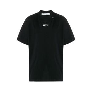 [오프화이트] 오프화이트 오버 반팔티셔츠 블랙 남성 OMAA038R20