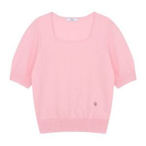 [르샵]스퀘어넥 5부 반팔 니트 L2F25KPO010