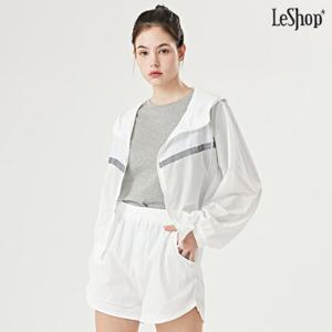 [르샵]후드 시스루 자켓 밴딩 숏팬츠 셋업 (DO2OW030A)