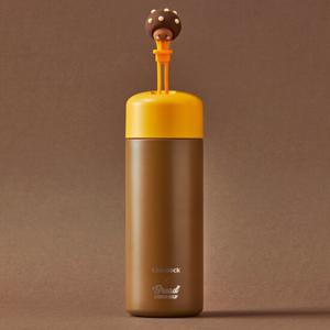 글라스락X브레드이발소 초코 텀블러 450ml