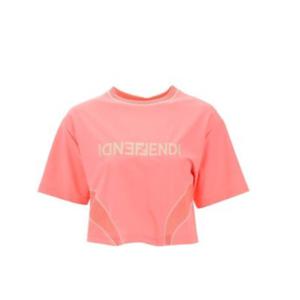 펜디 반팔 티셔츠 FAF318AK9DF1KNJ PINK DOM