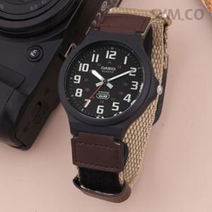 카시오 MW-240B-5B 클래식 스포츠 벨크로 아웃도어 남자 나토 시