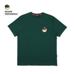 말본골프반팔티 CQK M4123WTS99GRN 버킷 라운드 티셔츠 GREEN