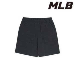 MLB (3ASMV0553-50BKS) 빈티지 컬시브 코튼터치 멀티 카고 6부 반바지