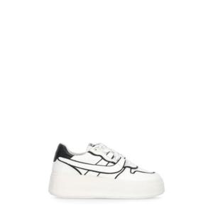 아쉬 스니커즈 MATCHBIS02 LEATHERWHITE BLACK White