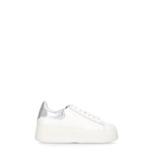 아쉬 스니커즈 MOBY03 NAPPACALFWHITE SILVER White