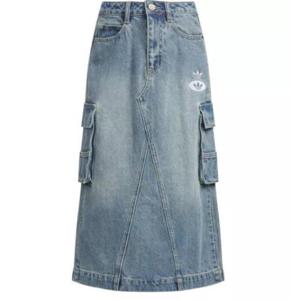 아디다스 데님 스커트 JM8036 Denim DOM