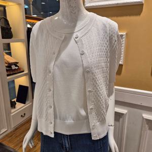 [BCBG] 비씨비지 여름25 브랜치 스카시 가디건 B5B4K284