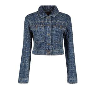Diesel De Atel S 크롭 데님 재킷 A142030PGAH 01 TP940318961