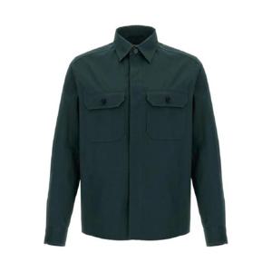 25 SS Zegna 버튼다운 오버셔츠 UFV16A9SOT8BT09 TP438515695