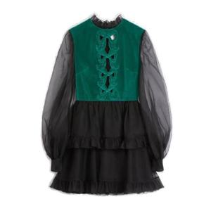 Valentino 리본 디테일 미니 드레스 6B3VAEK51C8 30N TP941276124