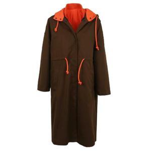 MSGM 드로우스트링 후드 롱 코트 3341MDH18227605 37MILITARY TP942367927
