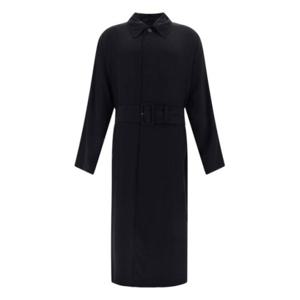 발렌시아가 코트 773503TFO02 1000 BLACK