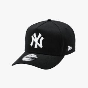 M 뉴에라모자 CQK 14561861 MLB 화이트 온 블랙 뉴욕 양키스 K프레임 볼캡 블랙
