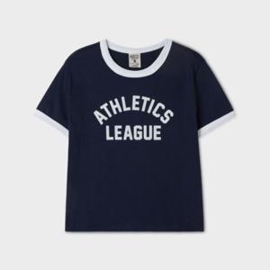 [후아유]여성 Lettering Ringer T-shirt WHRAF3792F